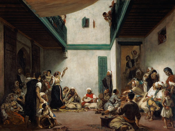 A Jewish wedding in Morocco from Ferdinand Victor Eugène Delacroix