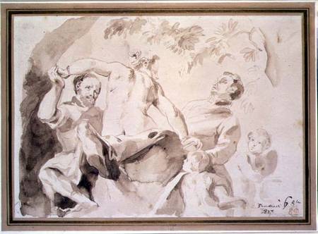 Study after Veronese's Allegory of Love from Ferdinand Victor Eugène Delacroix