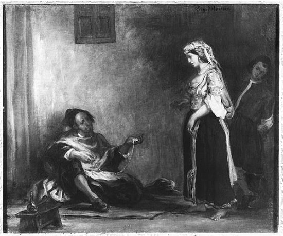 The Arab Merchant from Ferdinand Victor Eugène Delacroix