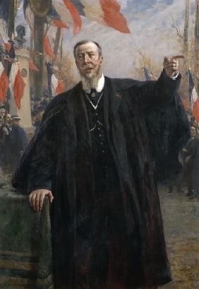 Paul Déroulède (1846-1914) Making a Speech at Bougival, January 1913