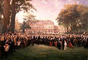 Reception of the Mayors of France at the Elysee Palace, 22nd September 1900