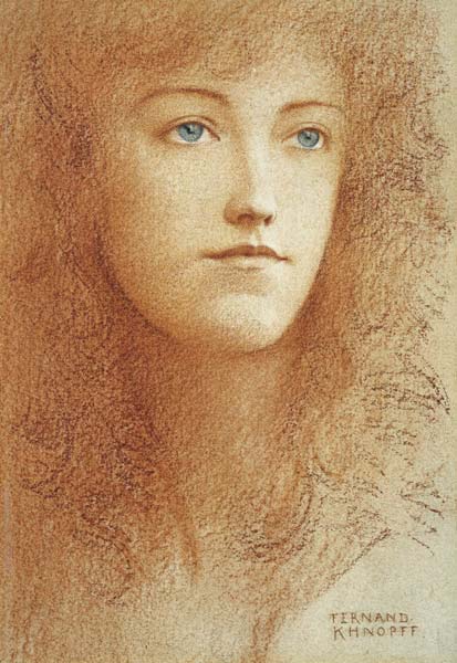 A Young Englishwoman from Fernand Khnopff