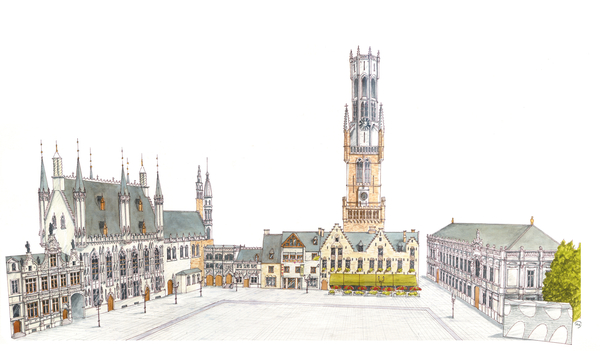 Burg Square. Bruges, Belgium from Fernando Aznar Cenamor