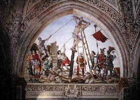 Martyrdom of St. Philip, south wall of Strozzi Chapel