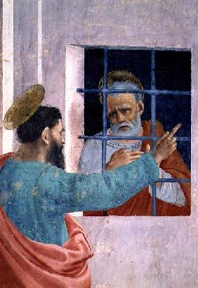 St. Peter Visited in Jail by St. Paul