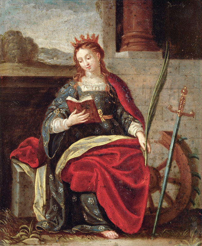 St. Catherine of Alexandria from Flemish School