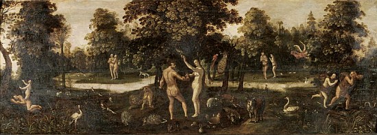 Adam and Eve Banished from Paradise from Flemish School