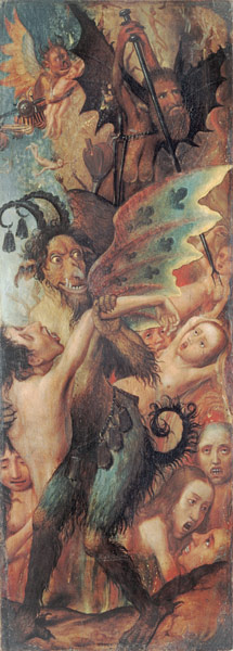 Glimpse of Hell (panel) from Flemish School