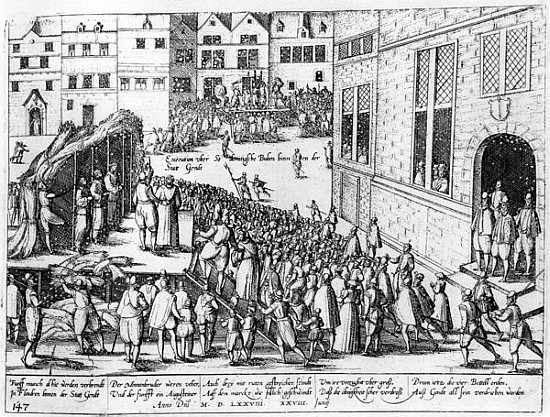 Scenes of the Spanish Inquisition at Ghent, June 1578 from Flemish School