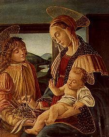 Madonna with Jesus and Johannesknaben bedroom Wilhelms II. into lock