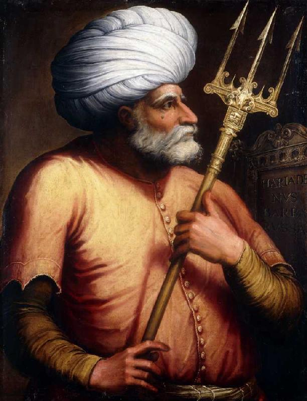 Portrait des osmanischen Herrschers Khair-ad-Din Barbarossa from Florentinische Schule