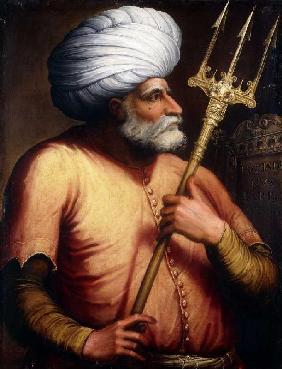 Portrait des osmanischen Herrschers Khair-ad-Din Barbarossa