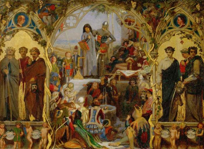 The Seeds and Fruis of English Poetry from Ford Madox Brown