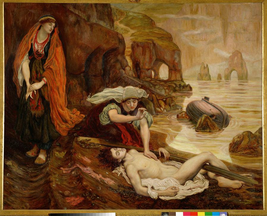 Haydee discovers the body of Don Juan from Ford Madox Brown