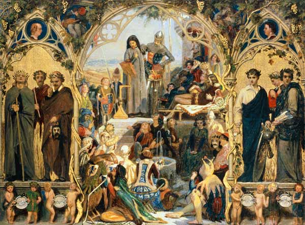 The Seeds and Fruit of English Poetry from Ford Madox Brown