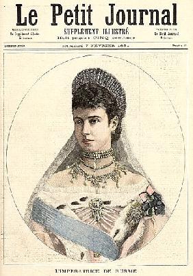 Empress of Russia, from ''Le Petit Journal'', 7th February 1891