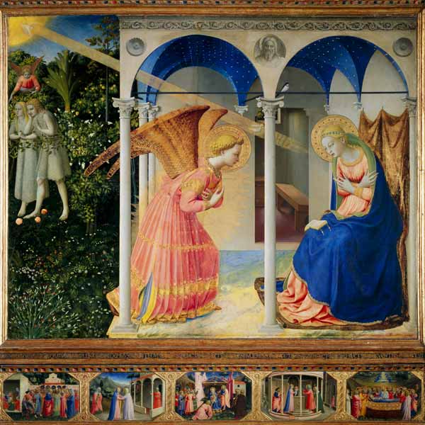 The proclamation Mariae from Fra Beato Angelico