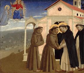 Meeting of Saint Francis and Saint Dominic (Scenes from the life of Saint Francis of Assisi)