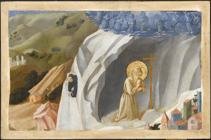 Saint Benedict Tempted in the Wilderness from Fra Beato Angelico