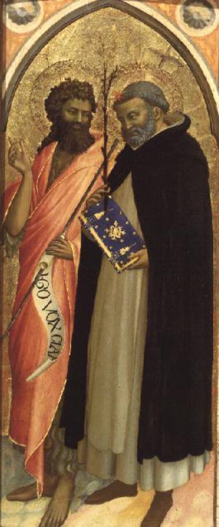 St. John the Baptist and St. Dominic (panel) from Fra Beato Angelico