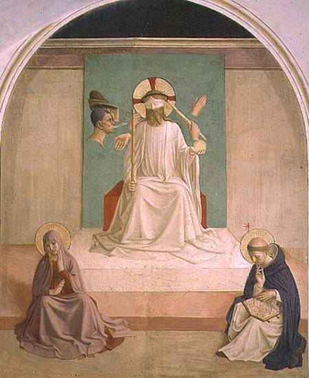 The Mocking of Christ with the Virgin and St. Dominic from Fra Beato Angelico