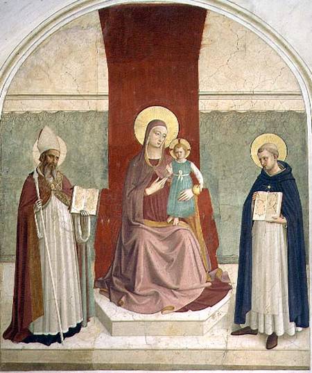 The Virgin and Child Enthroned with SS. Zenobius and Thomas from Fra Beato Angelico