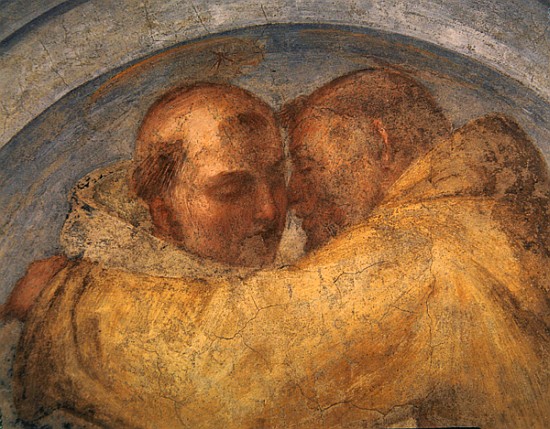 The meeting of St Francis and St Dominic from Fra Bartolommeo