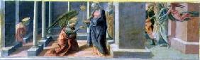 The Annunciation (predella of the Barbadori Altarpiece)