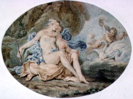 Venus Reclining on a Bank strewn with Drapery from Francesco Bartolozzi