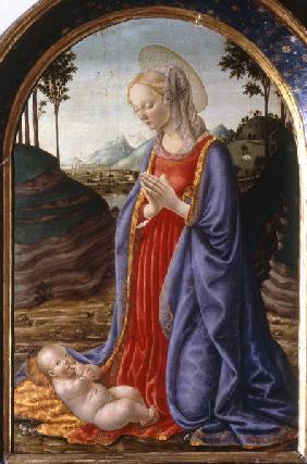 F.Botticini / Mary Worship.Child / Ptg.