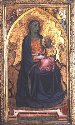 Madonna and Child Enthroned from Francesco, da Volterra Neri