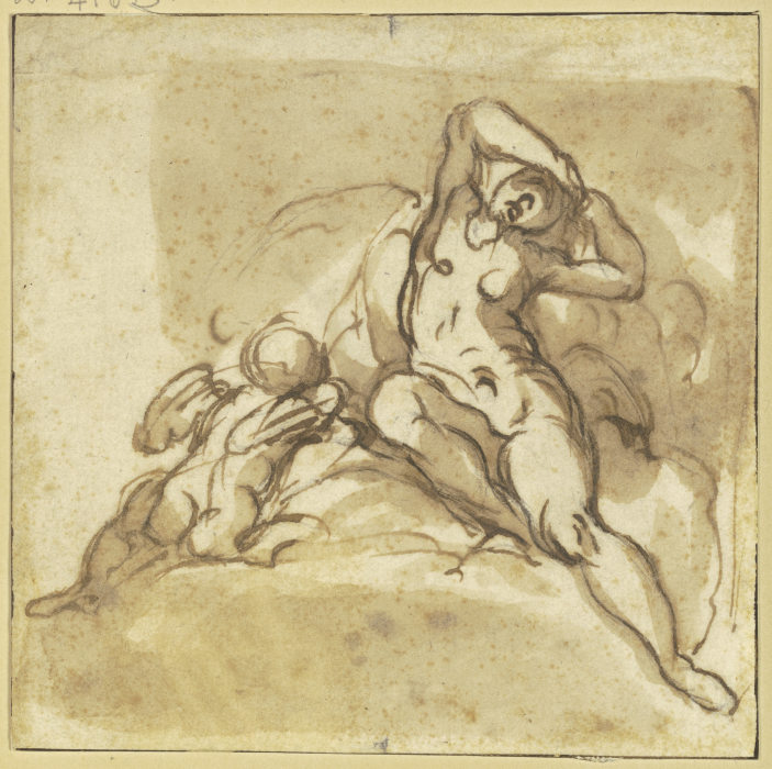 Schlafende Venus mit Amor from Francesco Furini