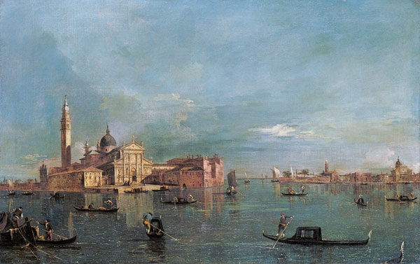 Bacino di San Marco with view on San Giorgio Maggiore, Venice from Francesco Guardi