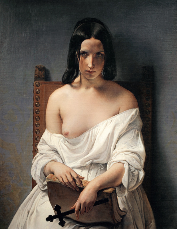 Meditation, Italy in 1848 from Francesco Hayez