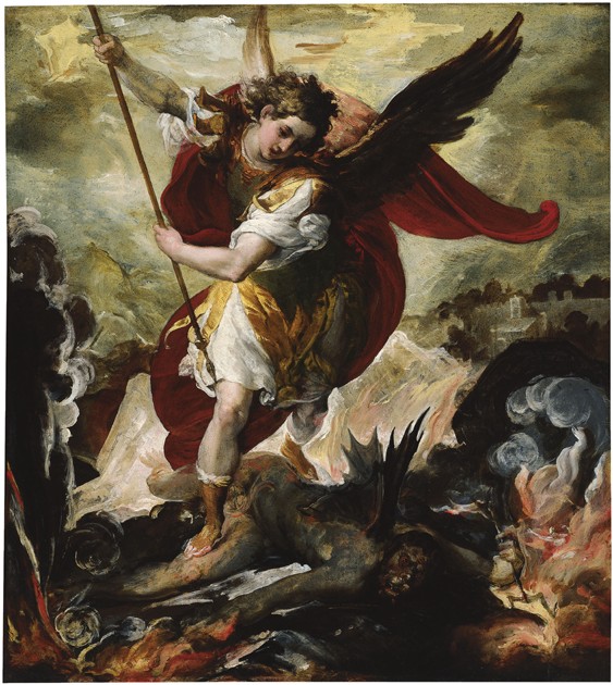 Saint Michael Vanquishing Satan from Francesco Maffei