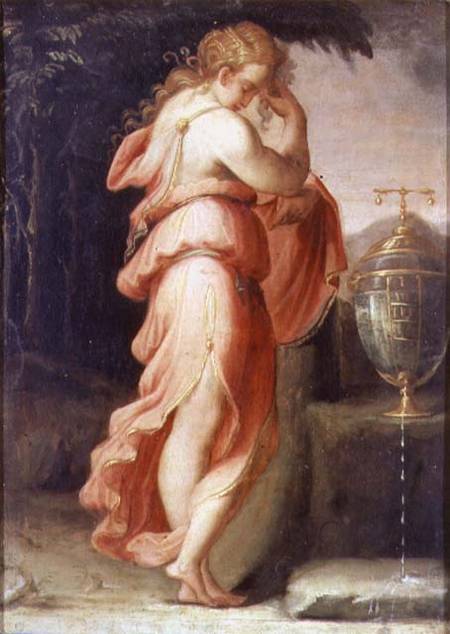 Artemisia grieving over Mausolus from Francesco Salviati