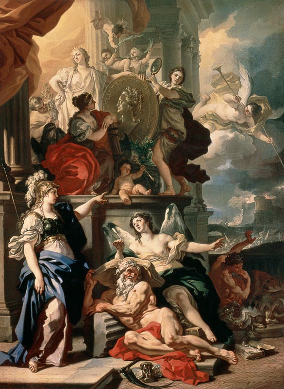 Allegory of a Reign from Francesco Solimena
