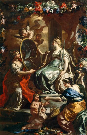 Allegory of a glorious reign from Francesco Solimena