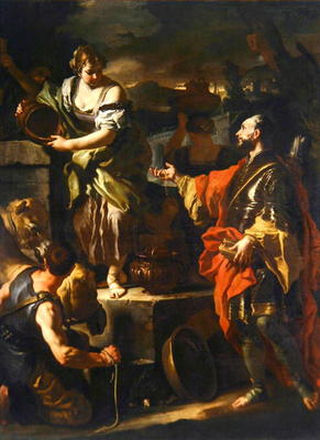 Rebecca and the Servant of Abraham, c.1710 (oil on canvas) from Francesco Solimena