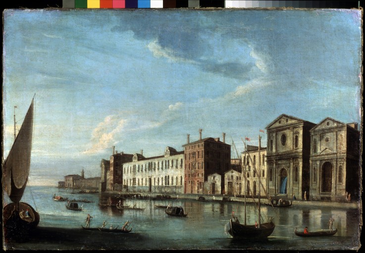 View of Santo Spirito and Zattere in Venice from Francesco Tironi