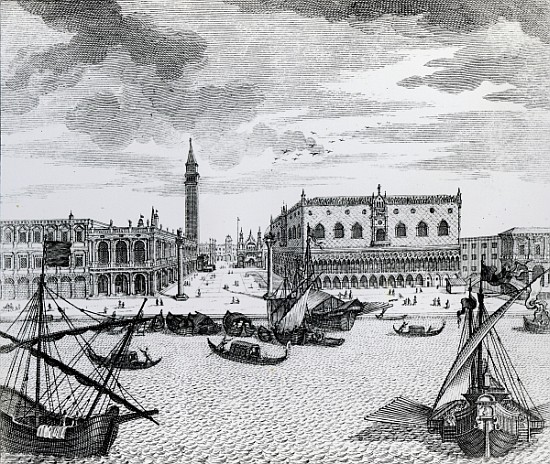 View of Piazza San Marco from the Bacino, Venice from Francesco Zucchi