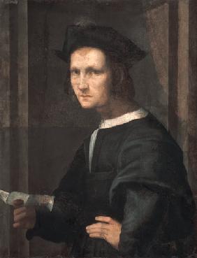 Franciabigio / Young Man w.Letter / Ptg.