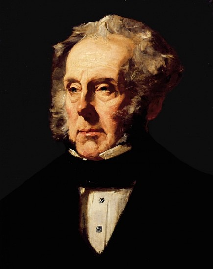 Henry John Temple, 3rd Viscount Palmerston, c.1855 from Francis Cruikshank