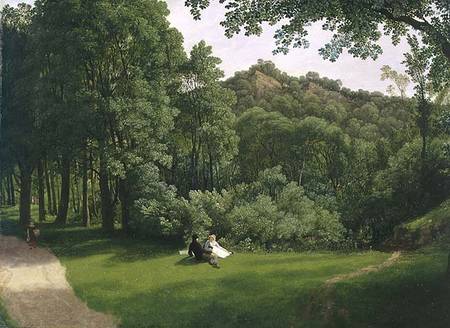 View of Blaise Castle Woods from Francis Danby