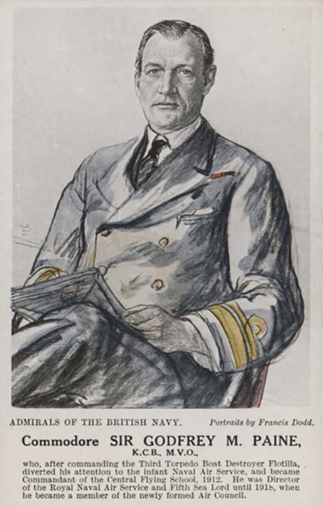 Commodore Sir Godfrey M Paine from Francis Dodd