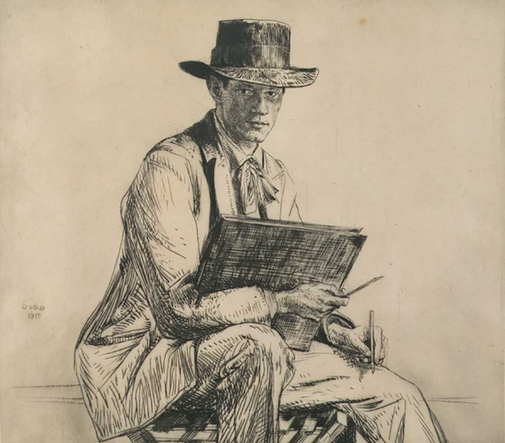 Portrait of Henry Rushbury (1889-1968) 1914 from Francis Dodd