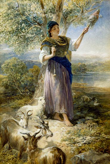 A Spanish Goatherd from Francis William Topham