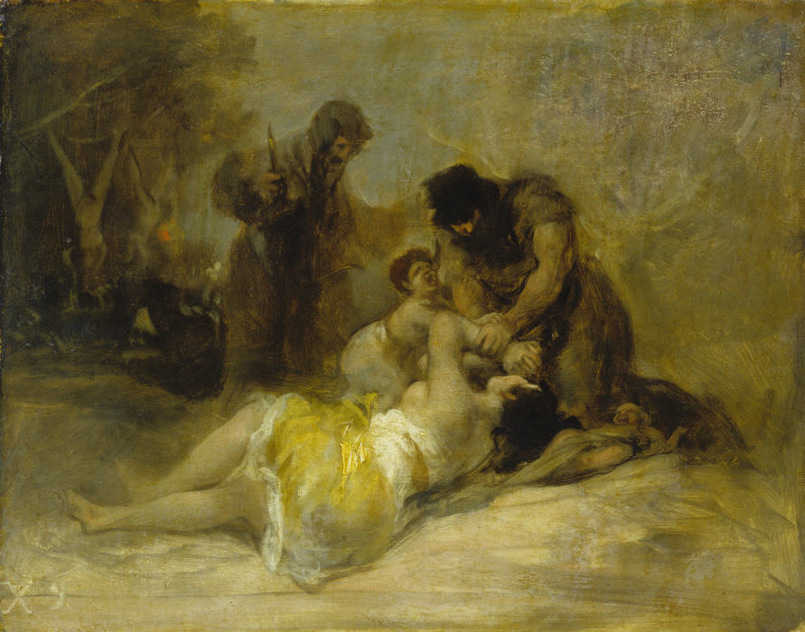 Attack on a Woman from Francisco de Goya