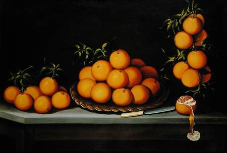 Still life with oranges from Francisco de Vargas