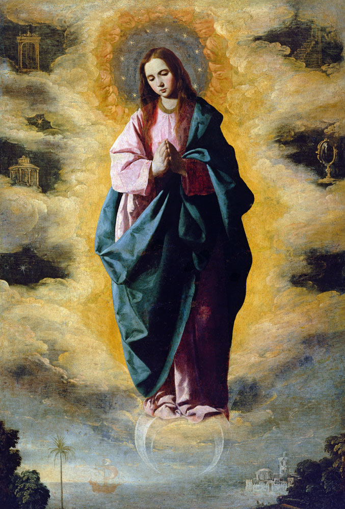 The Immaculate Conception from Francisco de Zurbarán (y Salazar)